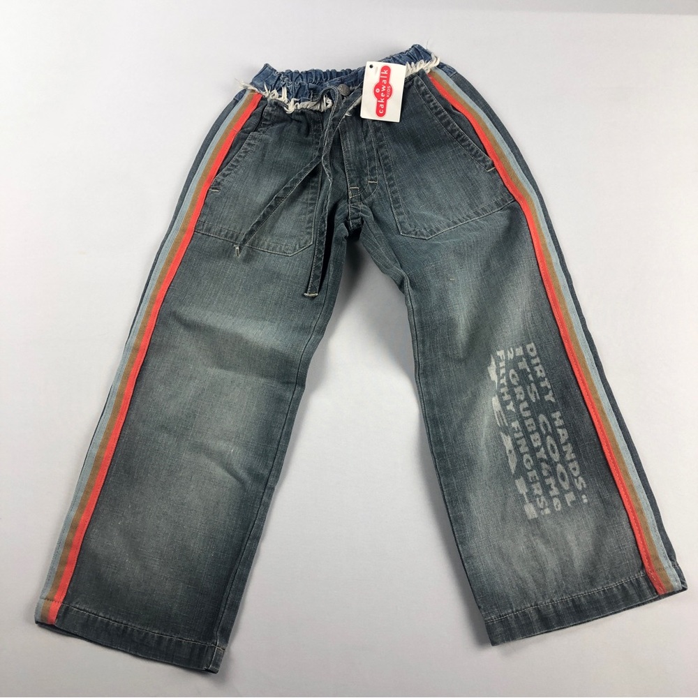 Vintage Cakewalk cropped jeans pants 122 boys deadstock